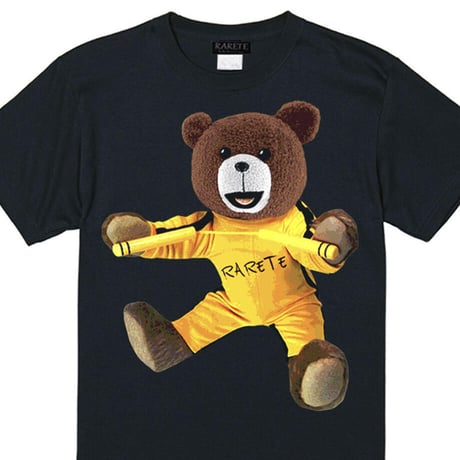 RARETE (ラルテ) テディベア Bruce Lee Tシャツ ブラック