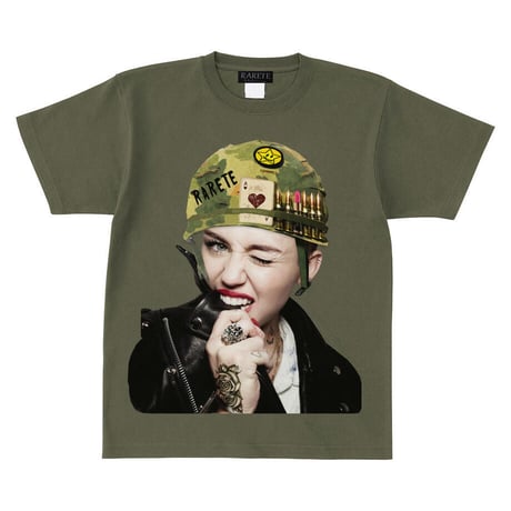 RARETE (ラルテ) Miley combat helmet Tシャツ アーミーグリーン