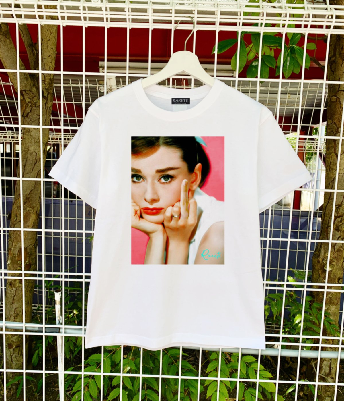 RARETE (ラルテ) Audrey F Tシャツ ホワイト | Fxxk'n Fashio