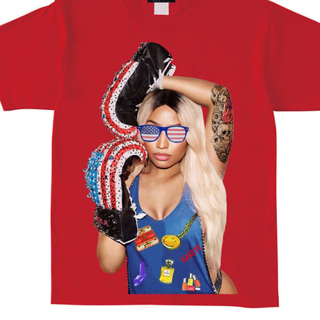 RARETE (ラルテ) アメリカ サングラス グローブ Girl　Tシャツ レッド