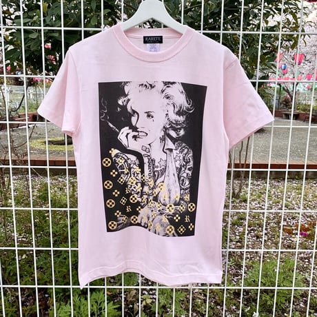 RARETE (ラルテ) マリリンモンロー モノ ライトピンク Tシャツ