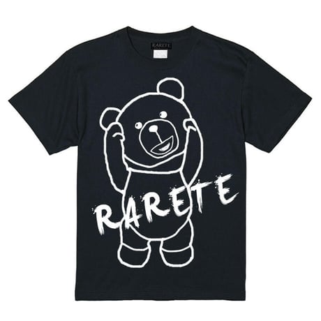 RARETE (ラルテ) RARETE (ラルテ) 首取れた アウトライン Tシャツ ブラック