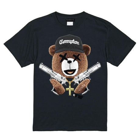 RARETE (ラルテ) NWA テディベア　Tシャツ ブラック