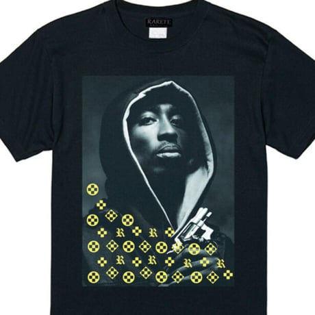 RARETE (ラルテ) 2PAC モノ　Tシャツ ブラック