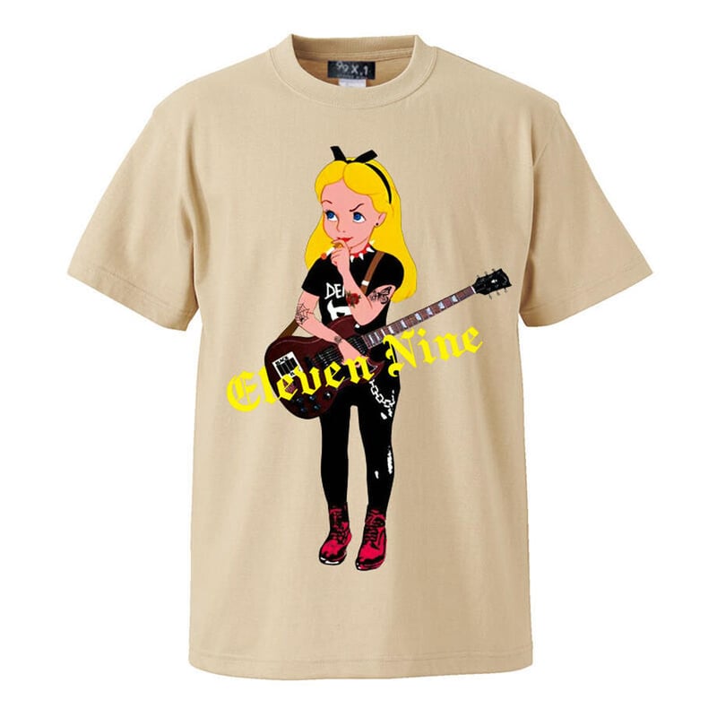 Eleven Nine / Tシャツ/Rock AL / ナチュラル クリーム色 T