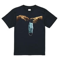 RARETE (ラルテ) michelangel mask Tシャツ ブラック
