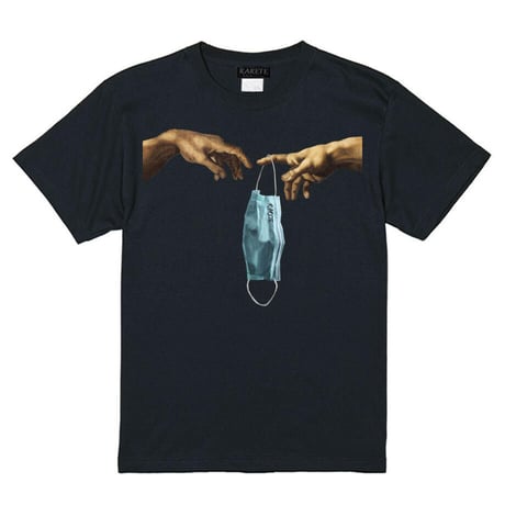 RARETE (ラルテ) michelangel mask Tシャツ ブラック