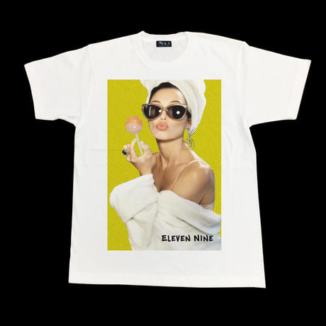 Eleven Nine / Tシャツ/ Chups girl /ホワイト