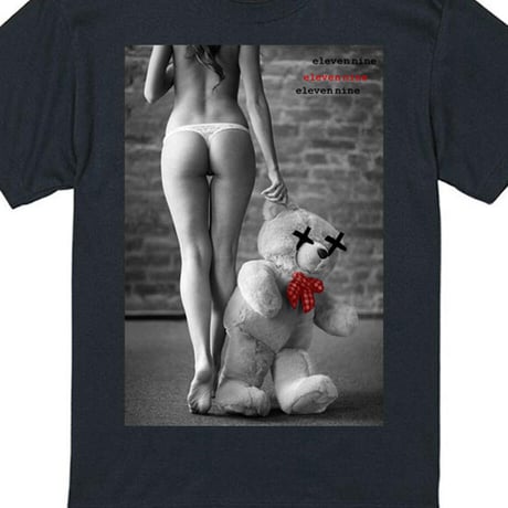 Eleven Nine / Tシャツ/Teddy bear/ブラック