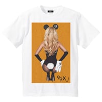Eleven Nine / Tシャツ/ bunny / fuck /glove ホワイト