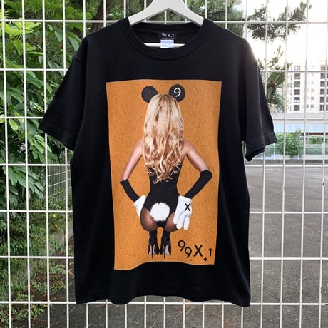 Eleven Nine / Tシャツ/ bunny / fuck /glove ブラック