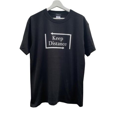 Eleven Nine / Tシャツ/ rogo /keep Distance /white ブラック