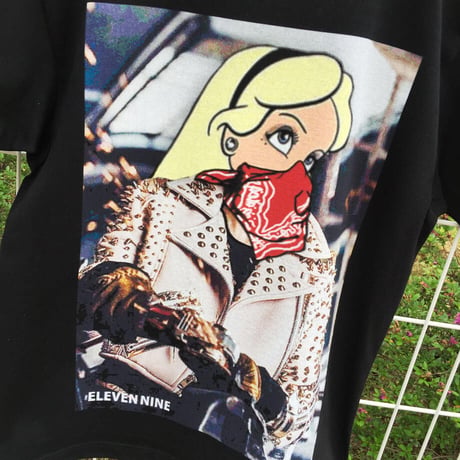 Eleven Nine / Tシャツ/ Riders bandana ブラック