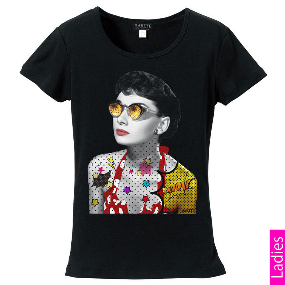 RARETE (ラルテ) オードリー 水着 アメコミ Tシャツ ブラック 星
