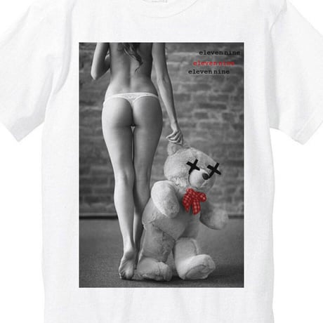 Eleven Nine / Tシャツ/Teddy bear/ホワイト