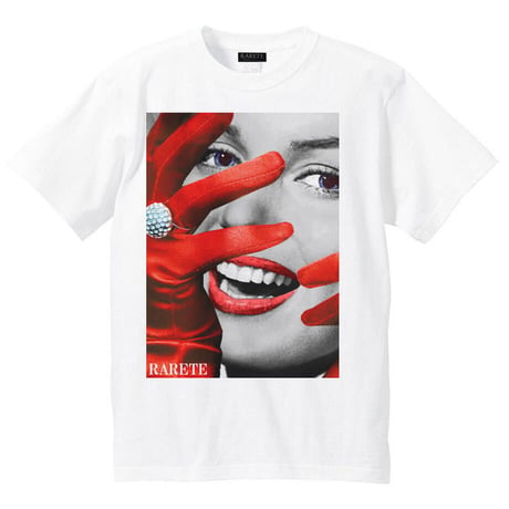 RARETE (ラルテ) マリリンモンロー Red glove Tシャツ ホワイト