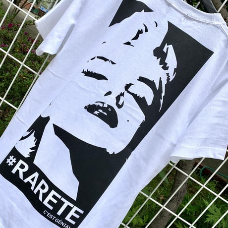 RARETE (ラルテ) マリリンモンロー ブラック Tシャツ ホワイト