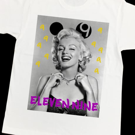 Eleven Nine / Tシャツ/ Marilyn Monroe 9 /ホワイト