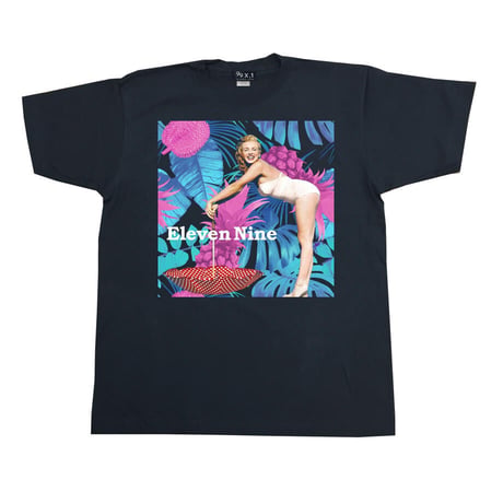 Eleven Nine / Tシャツ/Marilyn Monroe pineapple /ブラック
