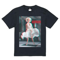 Eleven Nine / Tシャツ/ doll/ マリリンモンロー 3D/ブラック