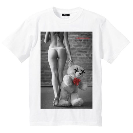 Eleven Nine / Tシャツ/Teddy bear/ホワイト