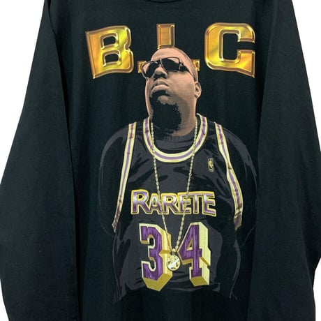RARETE (ラルテ) BIG　長袖Tシャツ ブラック　ロンT