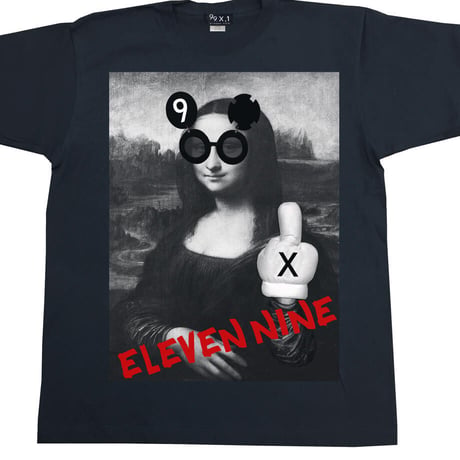 Eleven Nine / Tシャツ/ fuck / モナリザ / ブラック