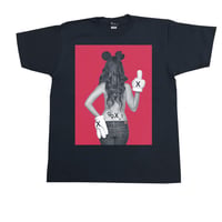 Eleven Nine / Tシャツ/ fuck /glove /ブラック