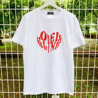 RARETE (ラルテ) LOVE IS BLIND Heart Tシャツ ホワイト