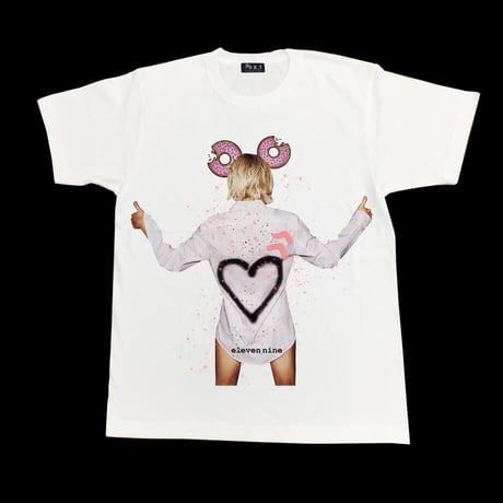 Eleven Nine / Tシャツ/donut girl ホワイト