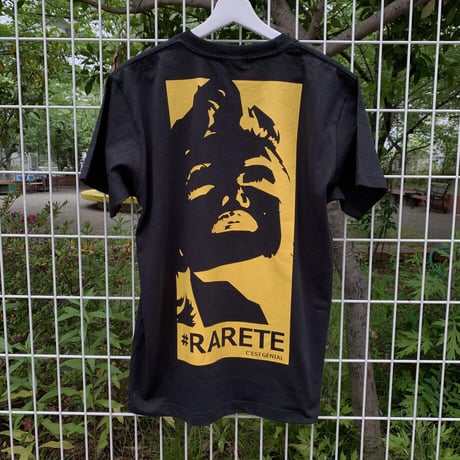RARETE (ラルテ) マリリンモンロー イエロー Tシャツ ブラック