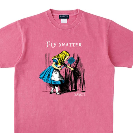 RARETE (ラルテ) Fly swatter Tシャツ ピンク ピグメント加工