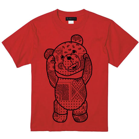 RARETE (ラルテ) テディベア バンダナ レッド Tシャツ