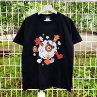 RARETE (ラルテ) テディベア Street fighting　Tシャツ ブラック