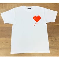 RARETE (ラルテ) heart Pixel Tシャツ　ホワイト