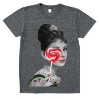 RARETE (ラルテ) Hepburn キャンディー ハート グレイブラック Tシャツ