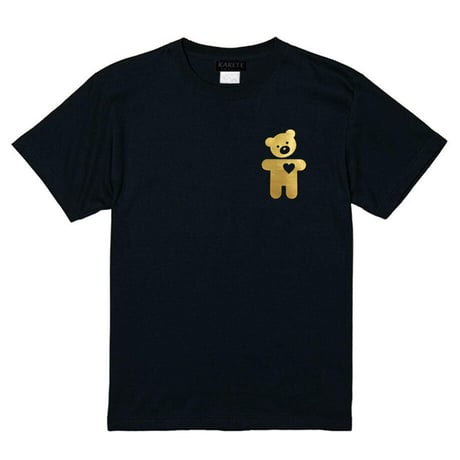RARETE (ラルテ) テディベア ゴールド breast Tシャツ