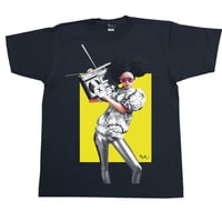 Eleven Nine / Tシャツ/ Afro/glove / ブラック