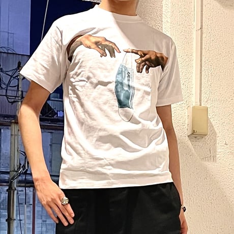 RARETE (ラルテ) michelangel mask Tシャツ ホワイト