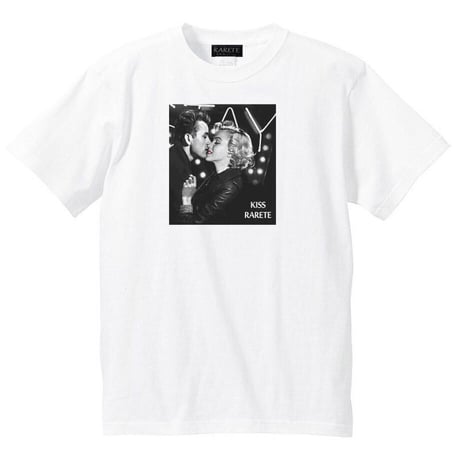 RARETE (ラルテ) マリリンモンロー ジェームス KISS Tシャツ ホワイト