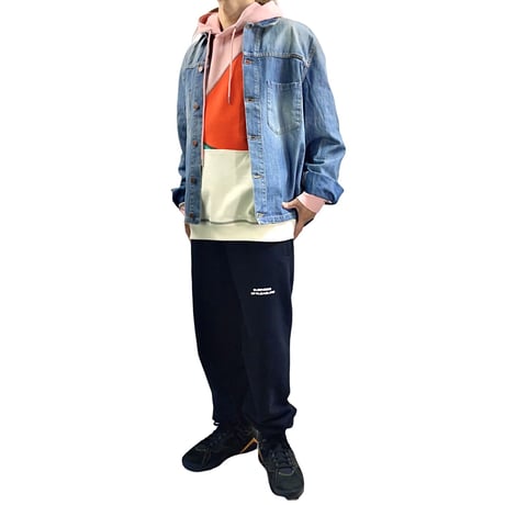 McQ Alexander McQueen アレキサンダーマックイーン スワロー レトロ カラー クレイジー アシンメトリー オーバーサイズ パーカー