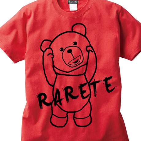 RARETE (ラルテ) RARETE (ラルテ) 首取れた アウトライン Tシャツ レッド