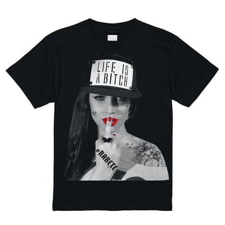RARETE (ラルテ) LIFE IS ABXXXX Tシャツ ブラック