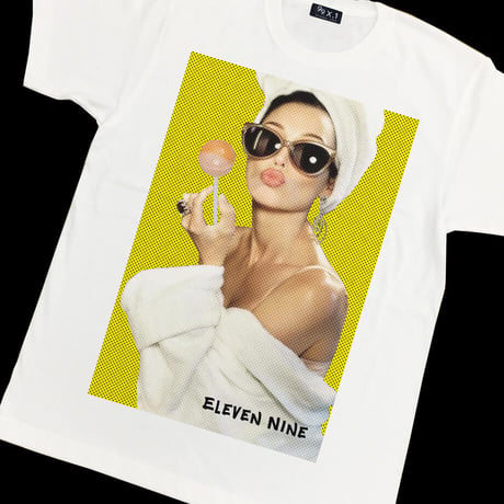 Eleven Nine / Tシャツ/ Chups girl /ホワイト