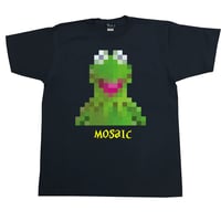 Eleven Nine / Tシャツ/Frog mosaic / ブラック