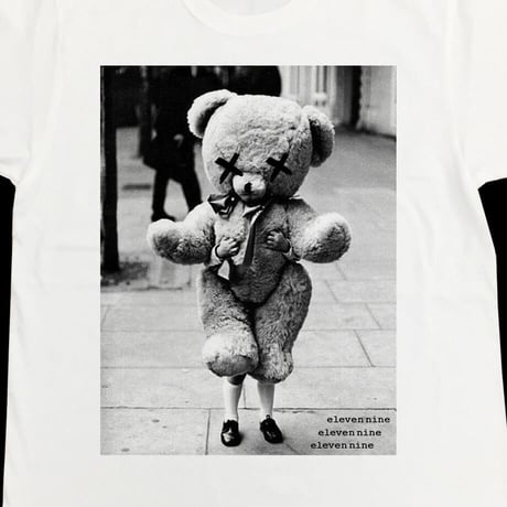 Eleven Nine / Tシャツ/ Teddy bear/ホワイト