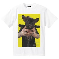 Eleven Nine / Tシャツ/Pug yellow/ホワイト