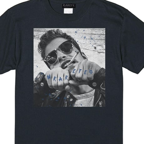 RARETE (ラルテ) Tatoo tobacco Men Tシャツ ブラック