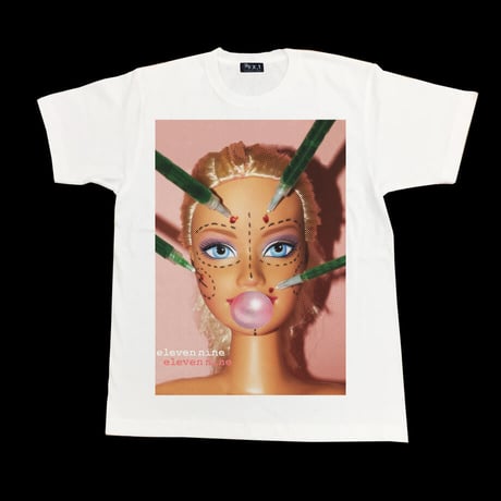 Eleven Nine / Tシャツ/ beauty doll/ホワイト