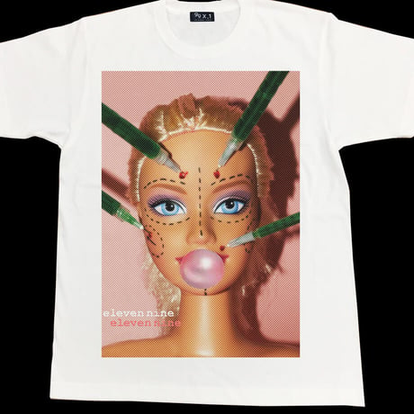 Eleven Nine / Tシャツ/ beauty doll/ホワイト